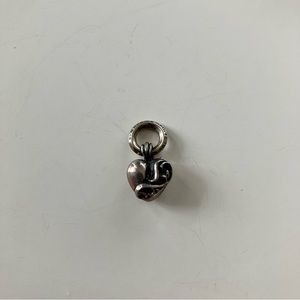 Chrome Hearts Pendant Heart Shape Silver 925